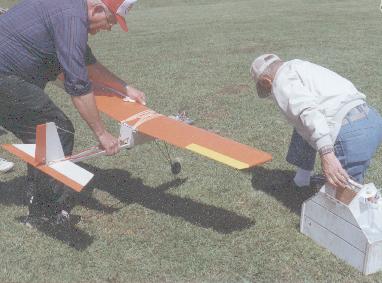 preparing plane for takeoff